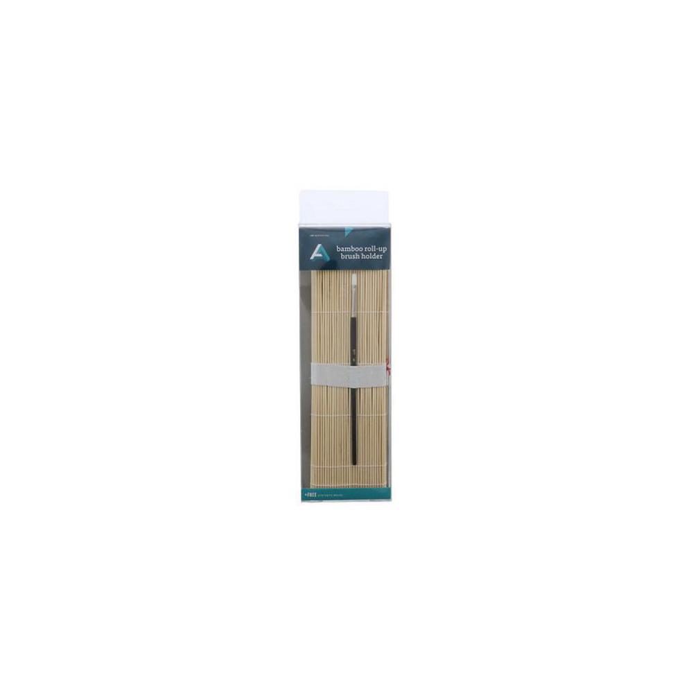 Art Alternatives, Storage & Organization, Art & School, 12"x10.5", Bamboo, Roll-Up, Brush Holder, 577793